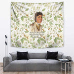 Zora Neale Hurston Tapestry Floral Illustration Featuring Janie’s Dream from Their Eyes Were Watching God - African Pride