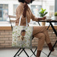 Zora Neale Hurston Tote Bag Floral Illustration Featuring Janie’s Dream from Their Eyes Were Watching God - African Pride