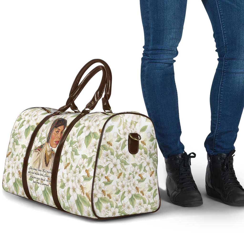Zora Neale Hurston Travel Bag Floral Illustration Featuring Janie’s Dream from Their Eyes Were Watching God - African Pride
