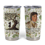 Zora Neale Hurston Tumbler Cup Floral Illustration Featuring Janie’s Dream from Their Eyes Were Watching God - African Pride