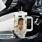 Zora Neale Hurston Tumbler With Handle Floral Illustration Featuring Janie’s Dream from Their Eyes Were Watching God - African Pride