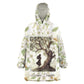 Zora Neale Hurston Wearable Blanket Hoodie Floral Illustration Featuring Janie’s Dream from Their Eyes Were Watching God - African Pride