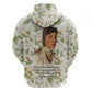 Zora Neale Hurston Zip Hoodie Floral Illustration Featuring Janie’s Dream from Their Eyes Were Watching God - African Pride