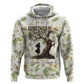 Zora Neale Hurston Zip Hoodie Floral Illustration Featuring Janie’s Dream from Their Eyes Were Watching God - African Pride