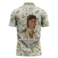 Zora Neale Hurston Zipper Polo Shirt Floral Illustration Featuring Janie’s Dream from Their Eyes Were Watching God - African Pride