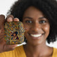 Zora Neale Hurston AirPods Case Bold Kente and Art Deco Pattern - I Am Not Tragically Colored - African Pride