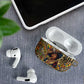 Zora Neale Hurston AirPods Case Bold Kente and Art Deco Pattern - I Am Not Tragically Colored - African Pride