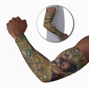 Zora Neale Hurston Arm Sleeves Bold Kente and Art Deco Pattern - I Am Not Tragically Colored - African Pride