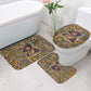 Zora Neale Hurston Bathroom Set Bold Kente and Art Deco Pattern - I Am Not Tragically Colored - African Pride