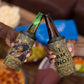 Zora Neale Hurston 4 in 1 Can Cooler Tumbler Bold Kente and Art Deco Pattern - I Am Not Tragically Colored - African Pride