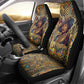 Zora Neale Hurston Car Seat Cover Bold Kente and Art Deco Pattern - I Am Not Tragically Colored - African Pride