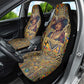 Zora Neale Hurston Car Seat Cover Bold Kente and Art Deco Pattern - I Am Not Tragically Colored - African Pride