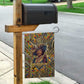 Zora Neale Hurston Garden Flag Bold Kente and Art Deco Pattern - I Am Not Tragically Colored - African Pride