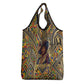 Zora Neale Hurston Grocery Bag Bold Kente and Art Deco Pattern - I Am Not Tragically Colored - African Pride