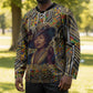 Zora Neale Hurston Hockey Jersey Bold Kente and Art Deco Pattern - I Am Not Tragically Colored - African Pride
