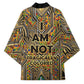 Zora Neale Hurston Kimono Bold Kente and Art Deco Pattern - I Am Not Tragically Colored - African Pride