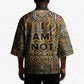 Zora Neale Hurston Kimono Bold Kente and Art Deco Pattern - I Am Not Tragically Colored - African Pride