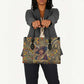 Zora Neale Hurston Leather Bag Bold Kente and Art Deco Pattern - I Am Not Tragically Colored - African Pride