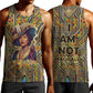 Zora Neale Hurston Men Tank Top Bold Kente and Art Deco Pattern - I Am Not Tragically Colored - African Pride