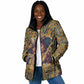 Zora Neale Hurston Padded Jacket Bold Kente and Art Deco Pattern - I Am Not Tragically Colored - African Pride