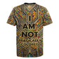 Zora Neale Hurston Rugby Jersey Bold Kente and Art Deco Pattern - I Am Not Tragically Colored - African Pride