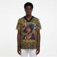 Zora Neale Hurston Scrub Top Bold Kente and Art Deco Pattern - I Am Not Tragically Colored - African Pride