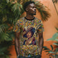 Zora Neale Hurston T shirt Bold Kente and Art Deco Pattern - I Am Not Tragically Colored - African Pride