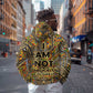 Zora Neale Hurston Zip Hoodie Bold Kente and Art Deco Pattern - I Am Not Tragically Colored - African Pride