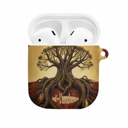 Léopold Sédar Senghor AirPods Case Sacred Baobab Tree Design African Roots and Symbols Theme Negritude Movement - African Pride