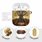 Léopold Sédar Senghor AirPods Case Sacred Baobab Tree Design African Roots and Symbols Theme Negritude Movement - African Pride
