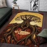 Léopold Sédar Senghor Area Rug Sacred Baobab Tree Design African Roots and Symbols Theme Negritude Movement - African Pride