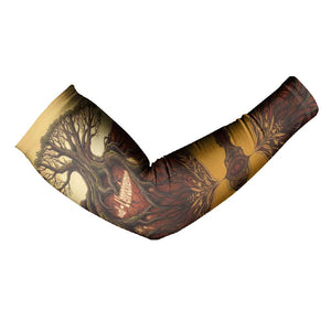 Léopold Sédar Senghor Arm Sleeves Sacred Baobab Tree Design African Roots and Symbols Theme Negritude Movement - African Pride