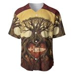 Léopold Sédar Senghor Baseball Jersey Sacred Baobab Tree Design African Roots and Symbols Theme Negritude Movement - African Pride