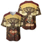 Léopold Sédar Senghor Baseball Jersey Sacred Baobab Tree Design African Roots and Symbols Theme Negritude Movement - African Pride