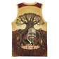Léopold Sédar Senghor Basketball Jersey Sacred Baobab Tree Design African Roots and Symbols Theme Negritude Movement - African Pride
