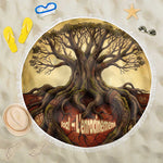 Léopold Sédar Senghor Beach Blanket Sacred Baobab Tree Design African Roots and Symbols Theme Negritude Movement - African Pride