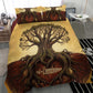Léopold Sédar Senghor Bedding Set Sacred Baobab Tree Design African Roots and Symbols Theme Negritude Movement - African Pride
