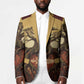 Léopold Sédar Senghor Blazer Sacred Baobab Tree Design African Roots and Symbols Theme Negritude Movement - African Pride