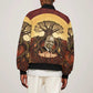 Léopold Sédar Senghor Bomber Jacket Sacred Baobab Tree Design African Roots and Symbols Theme Negritude Movement - African Pride