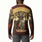 Léopold Sédar Senghor Button Sweatshirt Sacred Baobab Tree Design African Roots and Symbols Theme Negritude Movement