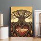 Léopold Sédar Senghor Canvas Wall Art Sacred Baobab Tree Design African Roots and Symbols Theme Negritude Movement - African Pride