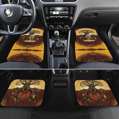 Léopold Sédar Senghor Car Mats Sacred Baobab Tree Design African Roots and Symbols Theme Negritude Movement - African Pride