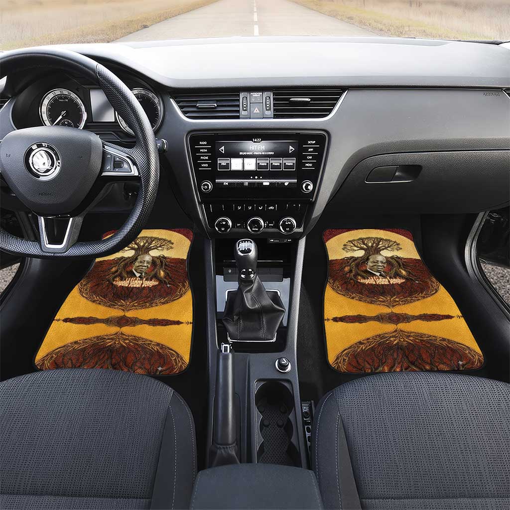 Léopold Sédar Senghor Car Mats Sacred Baobab Tree Design African Roots and Symbols Theme Negritude Movement - African Pride