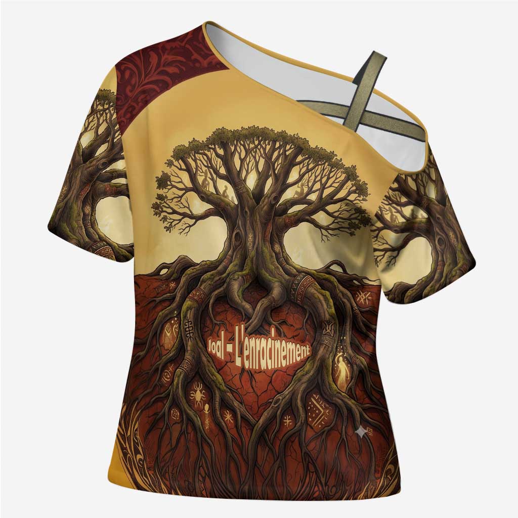 Léopold Sédar Senghor Cross Shoulder Shirt Sacred Baobab Tree Design ...