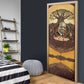 Léopold Sédar Senghor Door Cover Sacred Baobab Tree Design African Roots and Symbols Theme Negritude Movement - African Pride