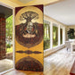 Léopold Sédar Senghor Door Cover Sacred Baobab Tree Design African Roots and Symbols Theme Negritude Movement - African Pride