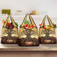 Léopold Sédar Senghor Grocery Bag Sacred Baobab Tree Design African Roots and Symbols Theme Negritude Movement - African Pride