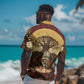 Léopold Sédar Senghor Hawaiian Shirt Sacred Baobab Tree Design African Roots and Symbols Theme Negritude Movement - African Pride