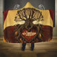 Léopold Sédar Senghor Hooded Blanket Sacred Baobab Tree Design African Roots and Symbols Theme Negritude Movement - African Pride