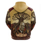Léopold Sédar Senghor Hoodie Sacred Baobab Tree Design African Roots and Symbols Theme Negritude Movement - African Pride